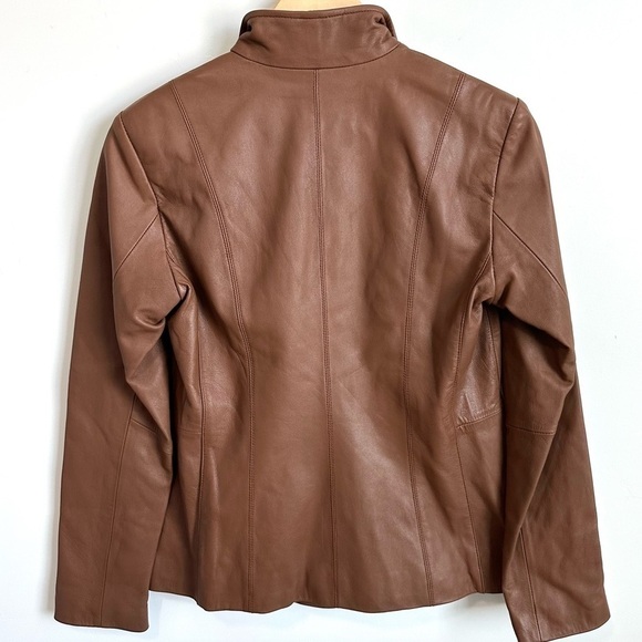 Cole Haan Genuine Lamb Leather Jacket - Picture 7 of 10